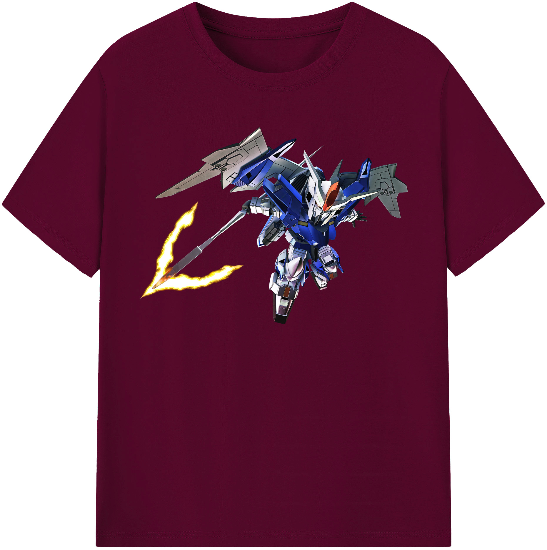 （画像用） 機動戦士ガンダム Mobile Suit Gundam レディースカジュアルプリントTシャツ（綿100％）